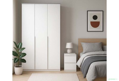 "Бартон" 136см Білий супермат