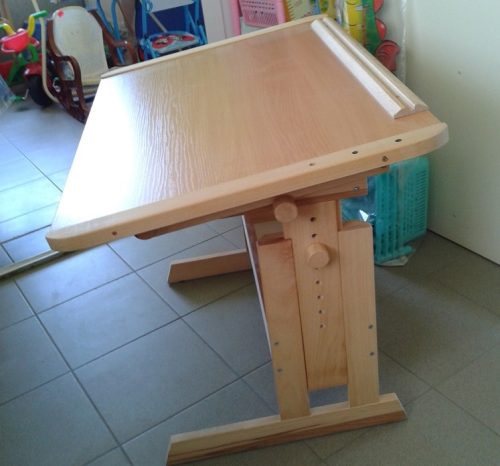 Букова парта трансформер