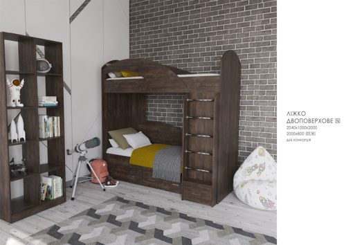 Ліжко двоярусне "Континент"