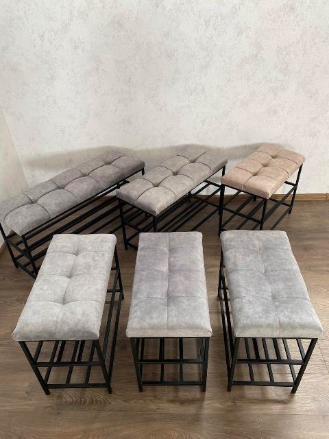 "Mеталева банкетка" 60/80/100